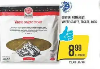 Mega Image GUSTURI ROMANESTI VINETE COAPTE, TOCATE, 400G Ofertă