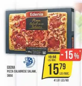 Mega Image EDENIA PIZZA CALABRESE SALAMI, 385G Ofertă