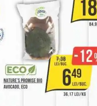 Mega Image NATURE'S PROMISE BIO AVOCADO, ECO Ofertă