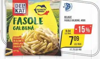 Mega Image DELIKAT FASOLE GALBENA, 400G Ofertă