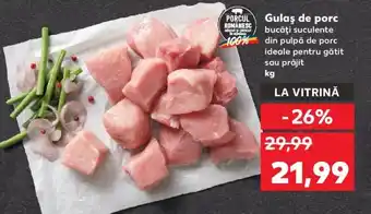 Kaufland Gulaş de porc Ofertă