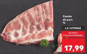 Kaufland Coaste de porc Ofertă