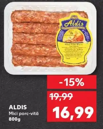 ALDIS Mici porc-vită 800g