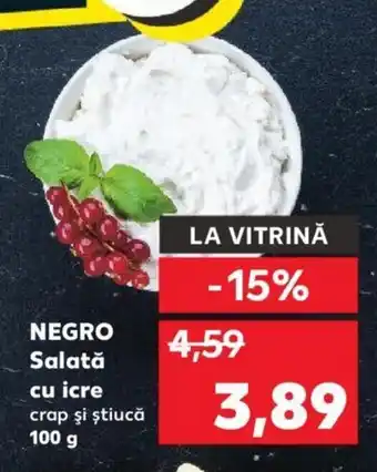 Kaufland NEGRO Salată cu icre Ofertă