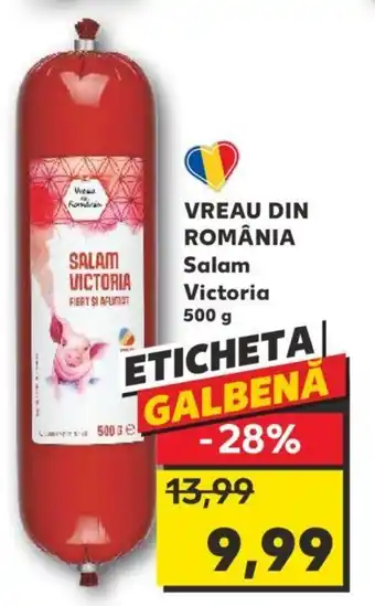 Kaufland VREAU DIN ROMÂNIA Salam Victoria Ofertă
