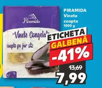Kaufland PIRAMIDA Vinete coapte 1000g Ofertă