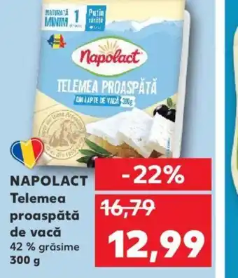 Kaufland NAPOLACT Telemea proaspătă de vacă Ofertă