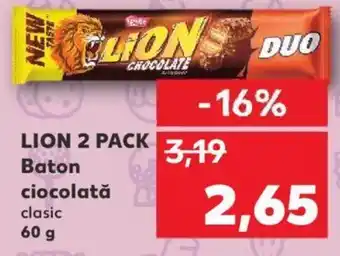 Kaufland LION 2 PACK Baton ciocolată Ofertă