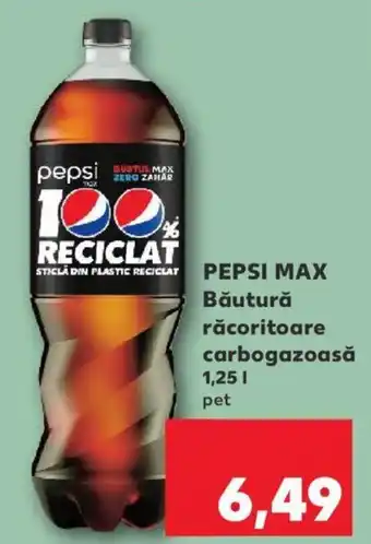 Kaufland PEPSI MAX Băutură răcoritoare carbogazoasă 1,25 l Ofertă