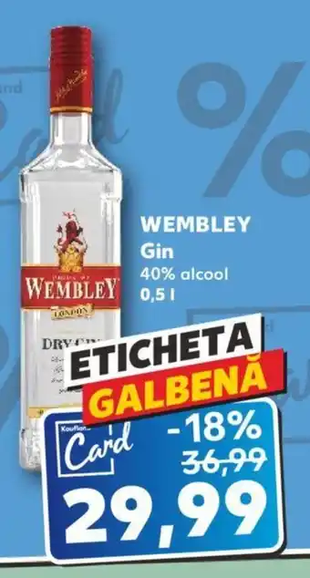 Kaufland WEMBLEY Gin Ofertă