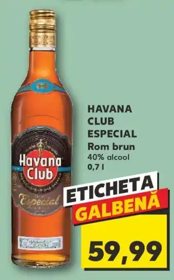 Kaufland HAVANA CLUB ESPECIAL Rom brun Ofertă