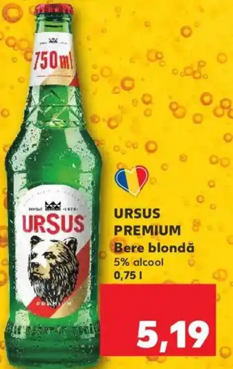 Kaufland URSUS PREMIUM Bere blondă Ofertă