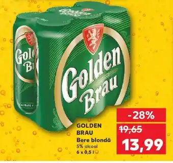 Kaufland GOLDEN BRAU Bere blondă Ofertă