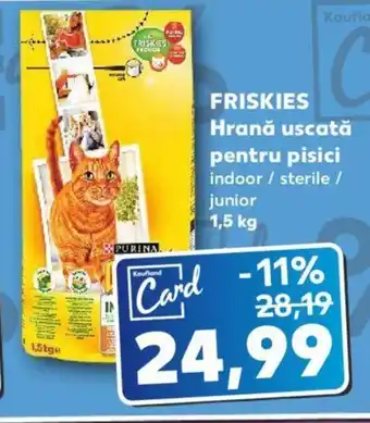 Kaufland FRISKIES Hrană uscată pentru pisici Ofertă