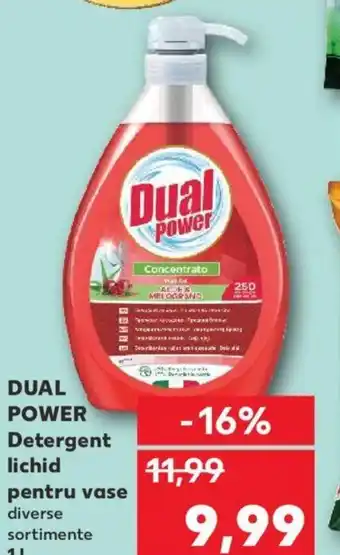 Kaufland DUAL POWER Detergent lichid pentru vase Ofertă