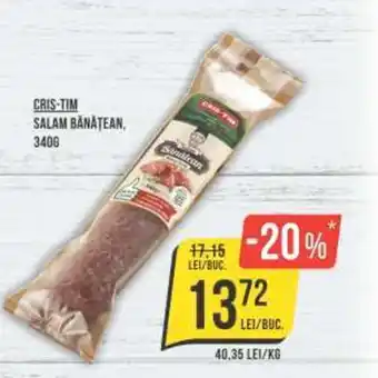 Mega Image CRIS-TIM SALAM BANATEAN,340G Ofertă