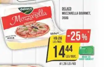 Mega Image DELACO MOZZARELLA GOURMET,350G Ofertă