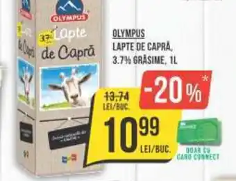 Mega Image OLYMPUS LAPTE DE CAPRĂ, 3.7% GRASIME, 1L Ofertă