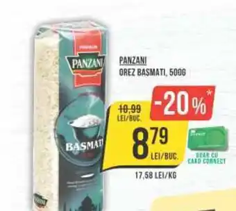 Mega Image PANZANI OREZ BASMATI, 500G Ofertă