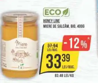 Mega Image HONEY LINE MIERE DE SALCĀM, BIO, 400G Ofertă
