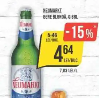 Mega Image NEUMARKT BERE BLONDĀ, 0.66L Ofertă