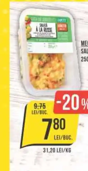 Mega Image MEGA APETIT SALATĂ À LA RUSSE.250G Ofertă
