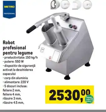 Metro Robot profesional pentru legume Ofertă