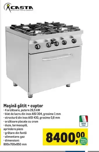 Maşină gătit + cuptor