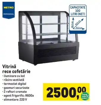 Metro Vitrină rece cofetărie Ofertă