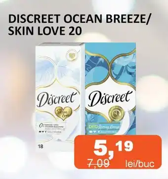 Unicarm DISCREET OCEAN BREEZE/ SKIN LOVE 20 Ofertă