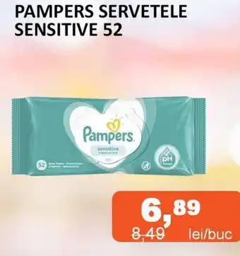 Unicarm PAMPERS SERVETELE SENSITIVE 52 Ofertă