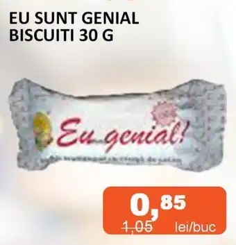 Unicarm EU SUNT GENIAL BISCUITI 30 G Ofertă
