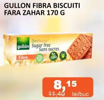 Unicarm GULLON FIBRA BISCUITI FARA ZAHAR 170 G Ofertă