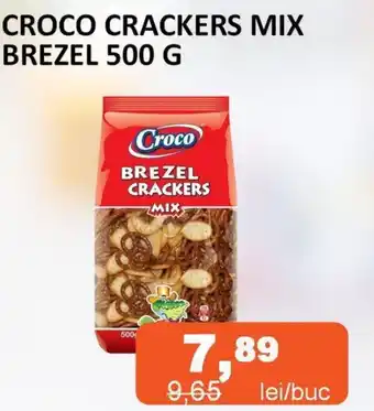 Unicarm CROCO CRACKERS MIX BREZEL 500 G Ofertă
