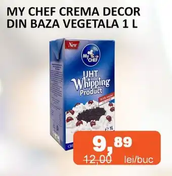 Unicarm MY CHEF CREMA DECOR DIN BAZA VEGETALA 1L Ofertă