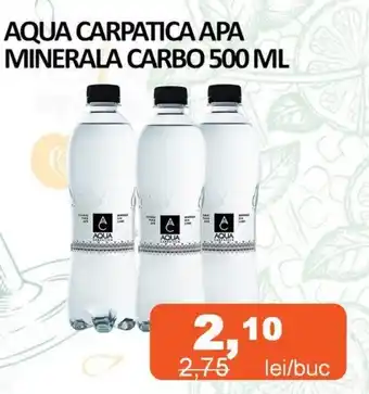 Unicarm AQUA CARPATICA APA MINERALA CARBO 500 ML Ofertă