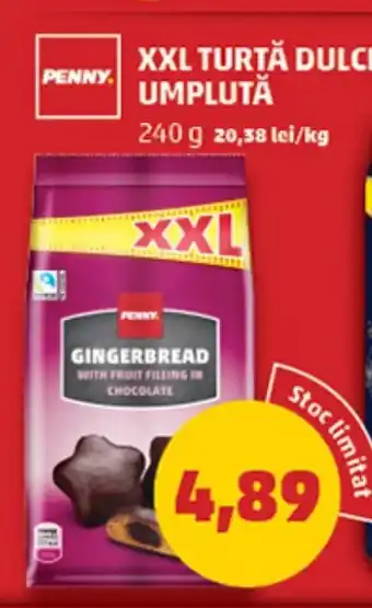 Penny XXL TURȚĂ DULCE UMPLUTĂ 240 g Ofertă