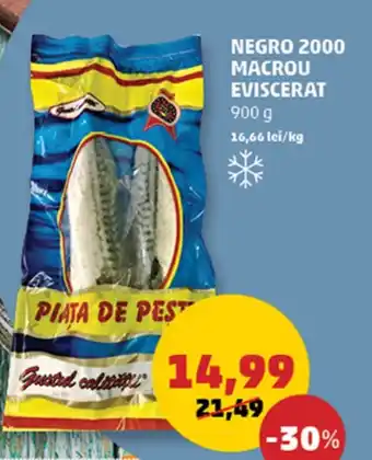 Penny NEGRO 2000 MACROU EVISCERAT 900 g Ofertă