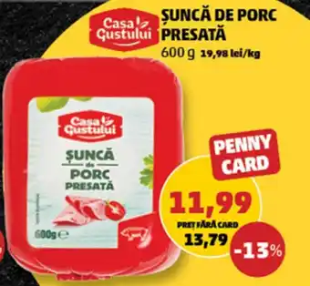 Penny ŞUNCĂ DE PORC PRESATĂ 600 g Ofertă