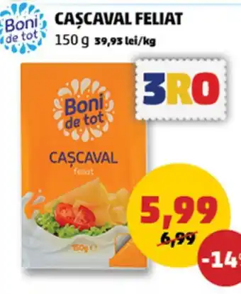 Penny CASCAVAL FELIAT 150 g Ofertă