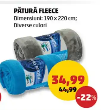 Penny PĂTURĂ FLEECE Ofertă