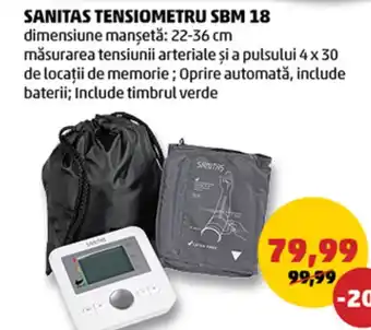 Penny SANITAS TENSIOMETRU SBM 18 Ofertă