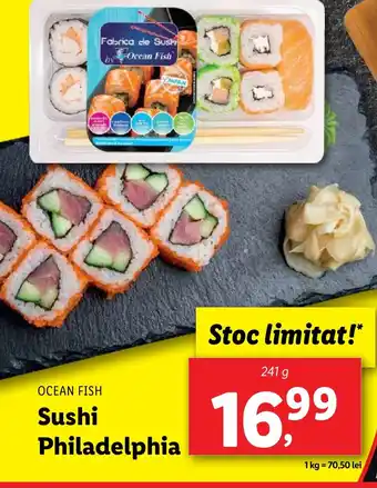 Lidl OCEAN FISH Sushi Philadelphia Ofertă