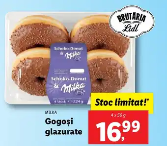Lidl MILKA Gogoşi glazurate Ofertă