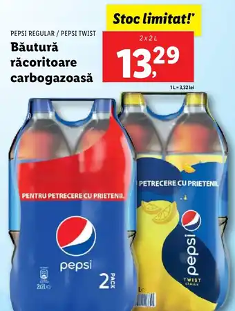 Lidl PEPSI REGULAR / PEPSI TWIST Băutură răcoritoare carbogazoasă Ofertă