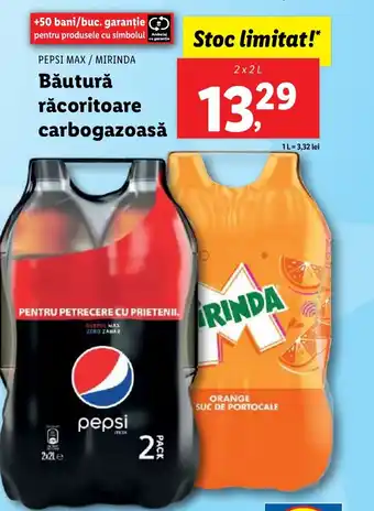 Lidl PEPSI MAX / MIRINDA Băutură răcoritoare carbogazoasă Ofertă