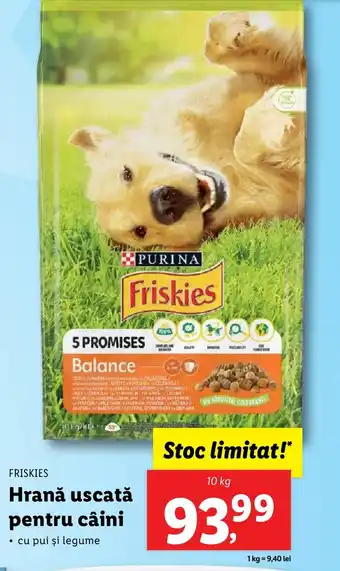 Lidl FRISKIES Hrană uscată pentru câini Ofertă