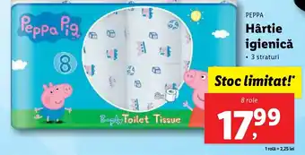 Lidl PEPPA Hârtie igienică Ofertă