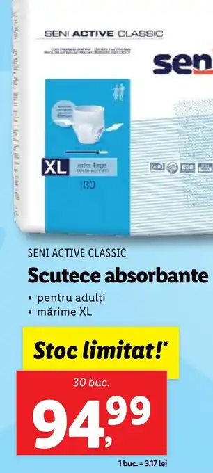 Lidl SENI ACTIVE CLASSIC Scutece absorbante Ofertă