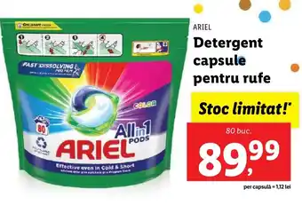 Lidl ARIEL Detergent capsule pentru rufe Ofertă